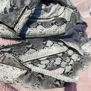 Affliction snakeskin jacket